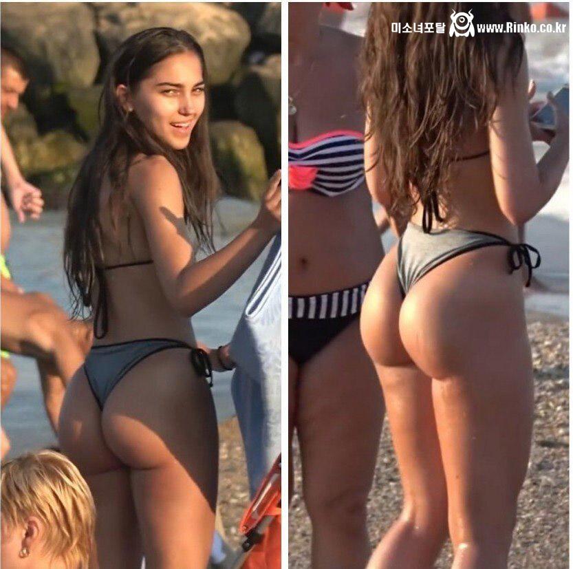 물놀이 갔다가 유명해졌다는 남미 누나