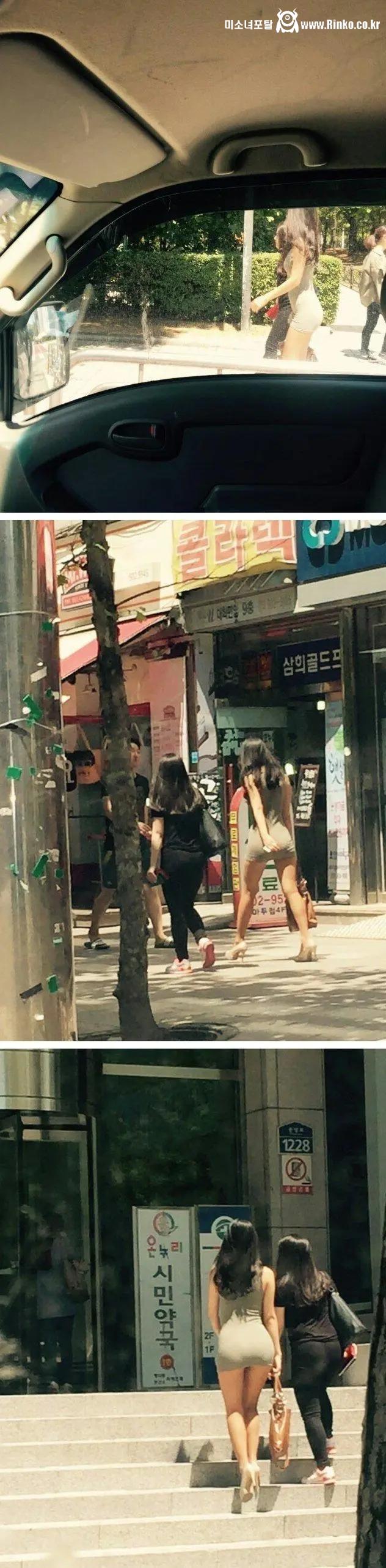 길거리 남자들 100% 눈돌아갈 처자