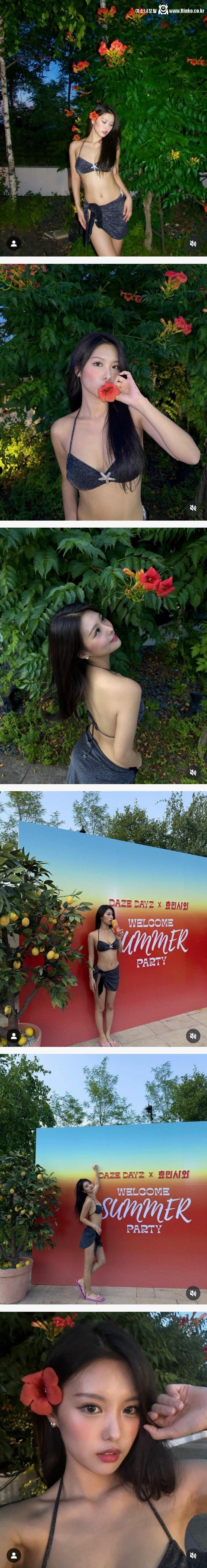 인별에 비키니 몸매 공개한 여돌