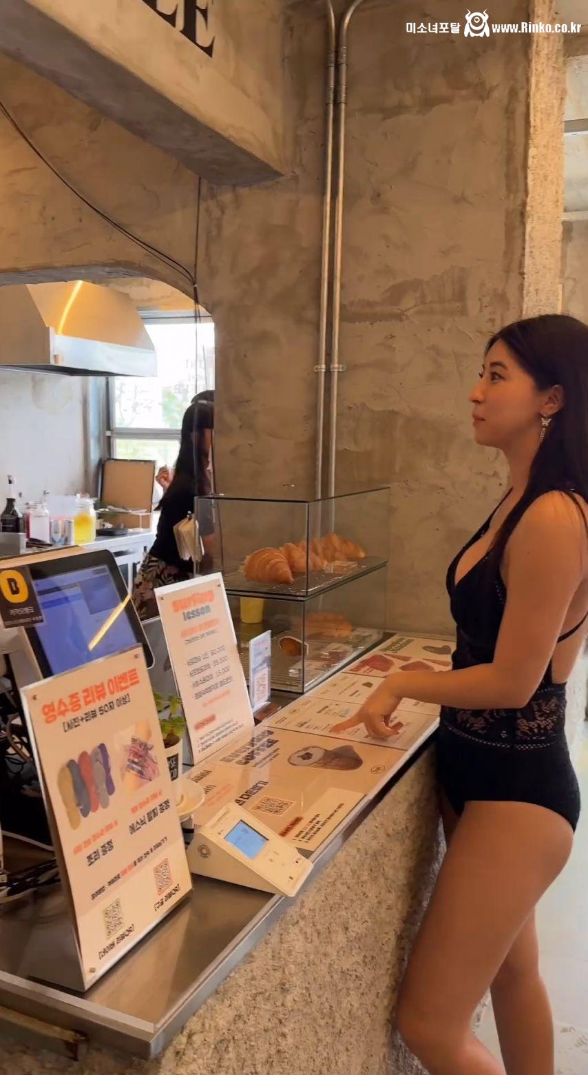 양양 카페 가면 흔한 풍경