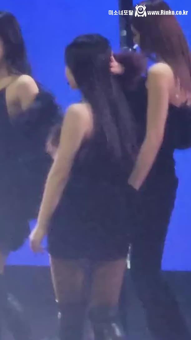 골반핏 원피스 스타킹 트와이스 다현