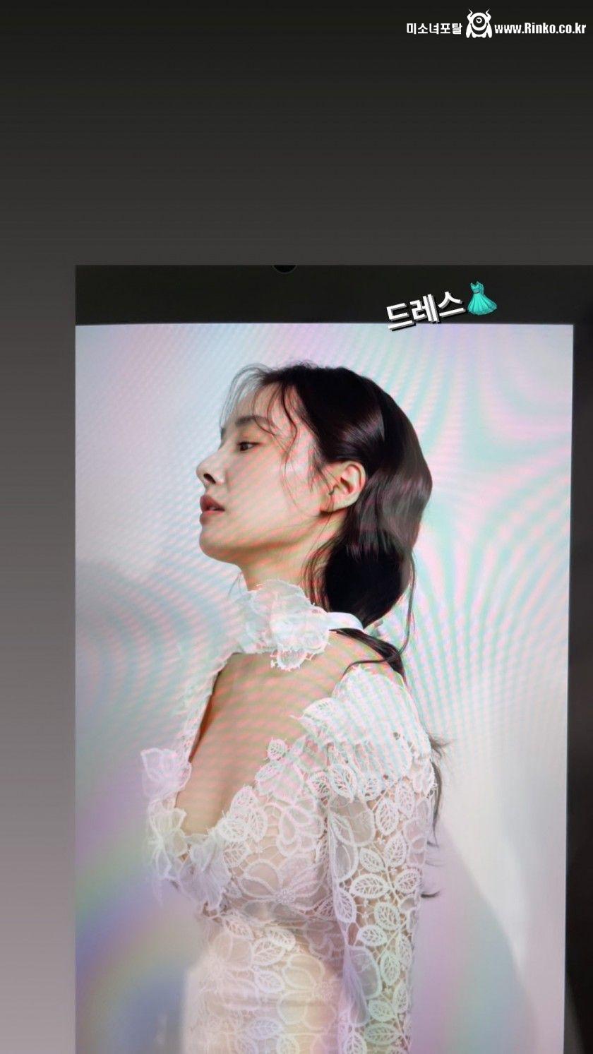 우희 인스타_웨딩드레스