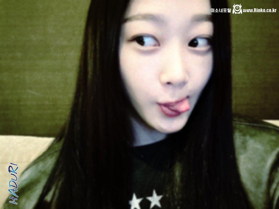 에스파 지젤 그때 그시절 느낌 셀카