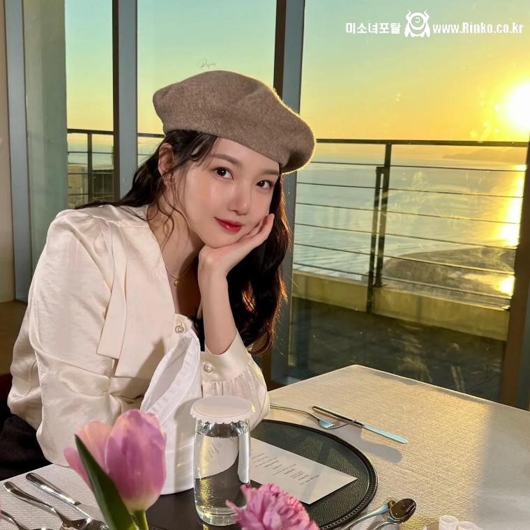 빵모자 쓴 예린