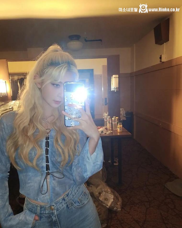 하늘색 시스루 드림캐쳐 다미 SNS