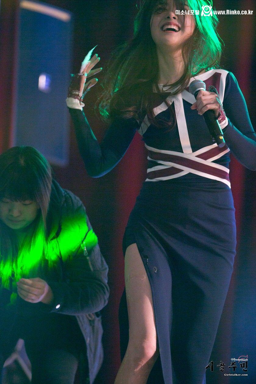 젖은 각선미 걸스데이 민아