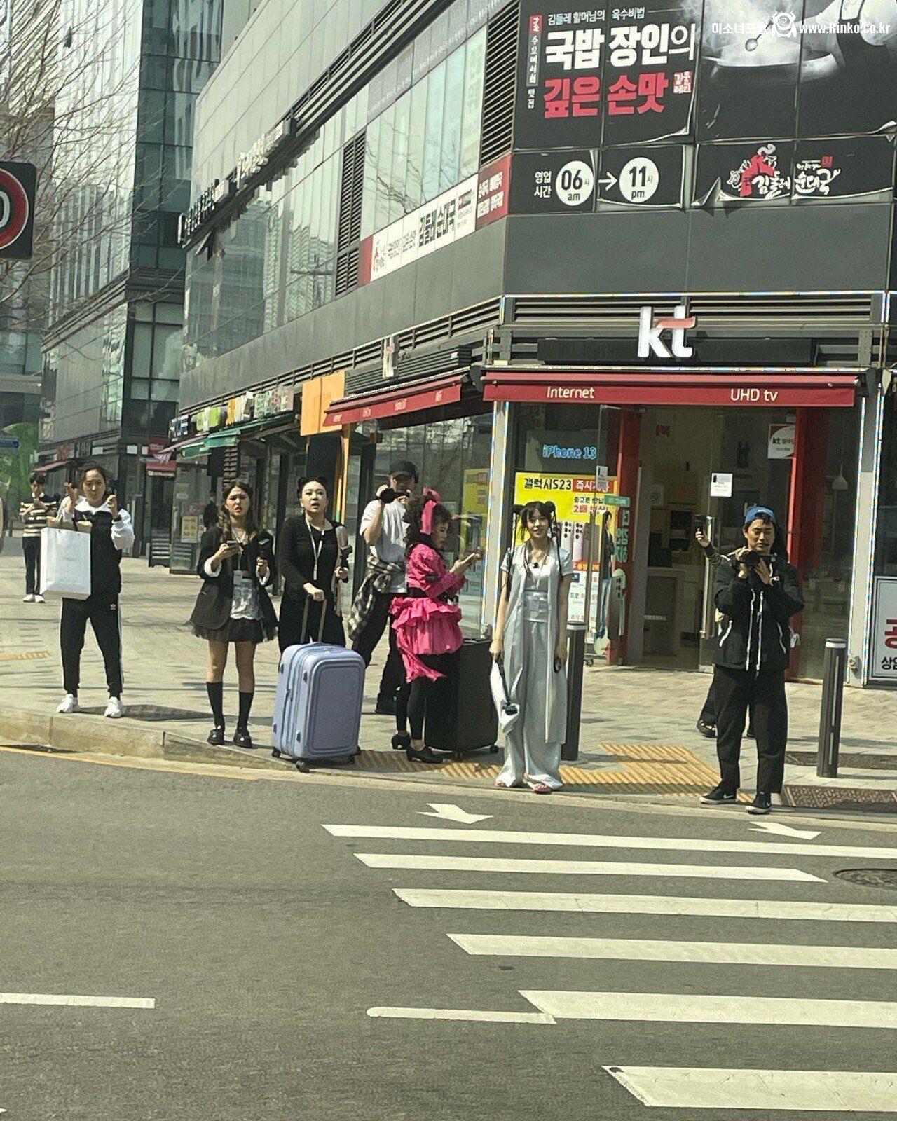 지락실 촬영중인 안유진