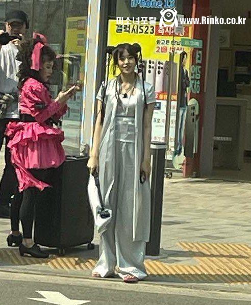 지락실 촬영중인 안유진