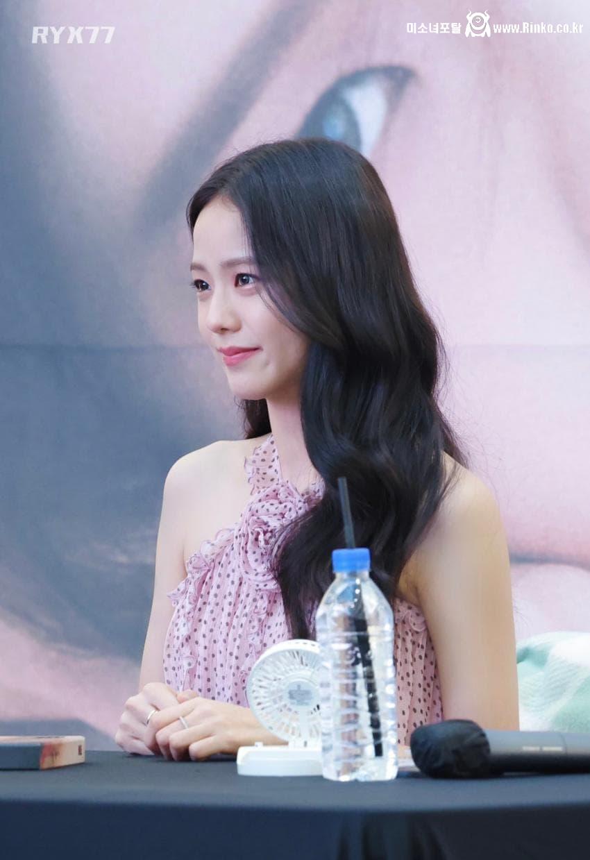 블핑 지수 최근 영등포 팬사인회 현장