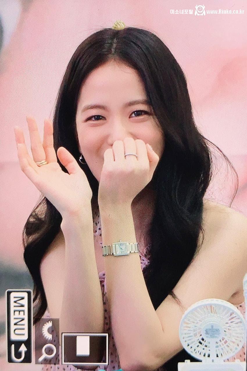 블핑 지수 최근 영등포 팬사인회 현장