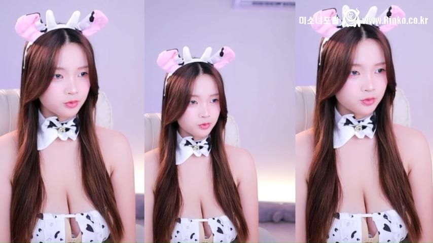 젖소로 분장한 [세림잉] 육덕진 가슴골