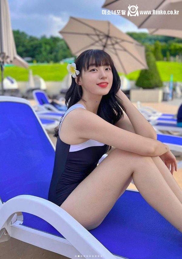 비키니 착용한 하지원 치어리더