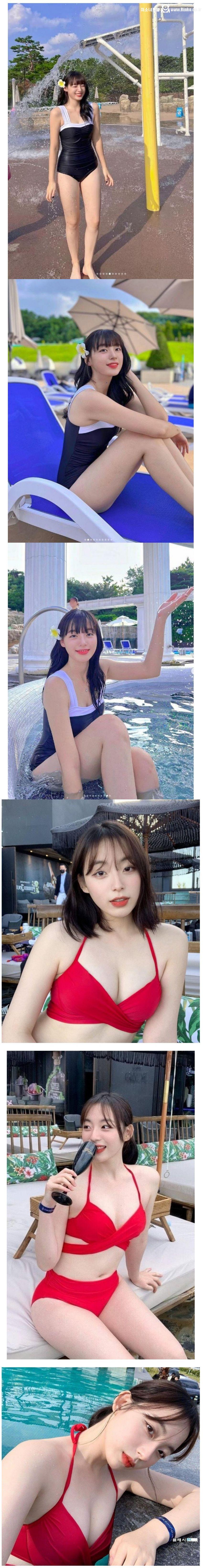 비키니 착용한 하지원 치어리더