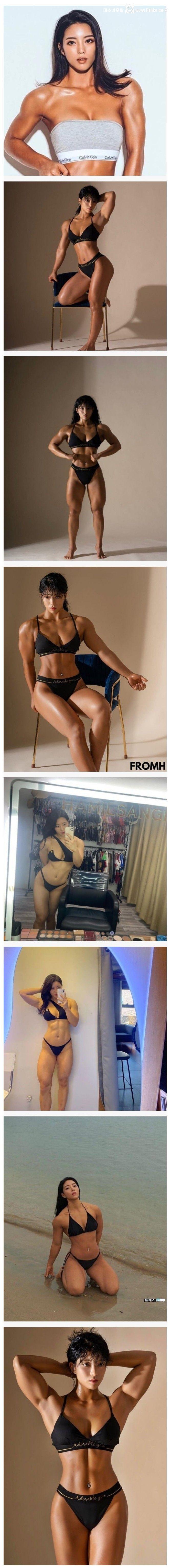 크로스핏 고민정 누나 몸매