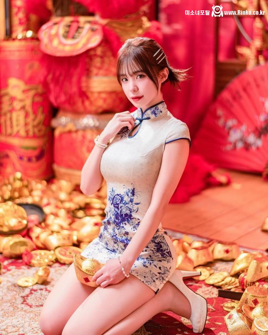 차이나풍 드레스 이다혜 치어리더