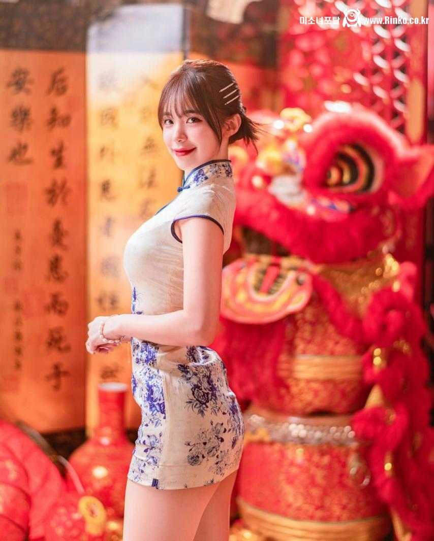 차이나풍 드레스 이다혜 치어리더
