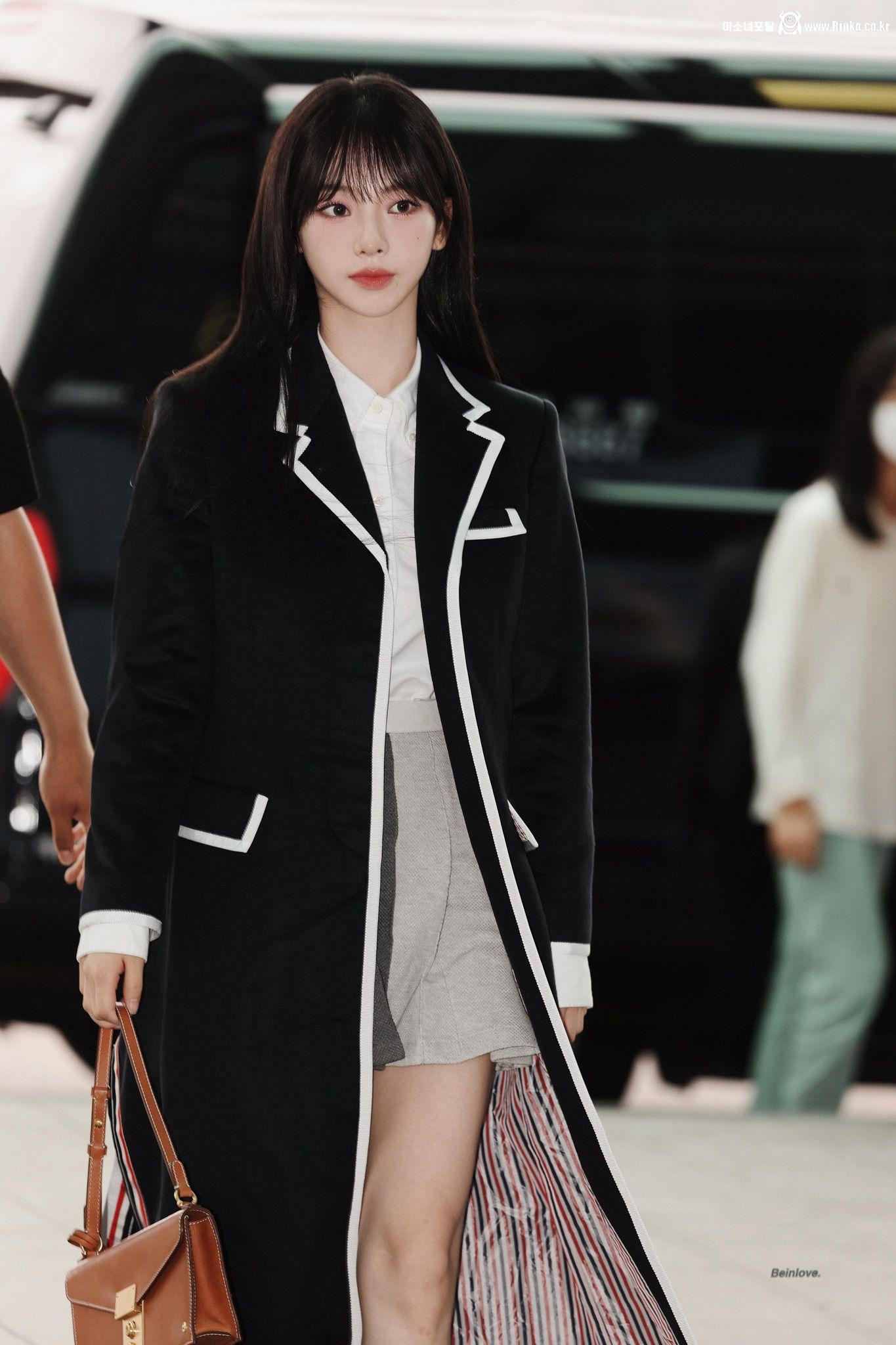 어제자 파리로 출국한 에스파 카리나