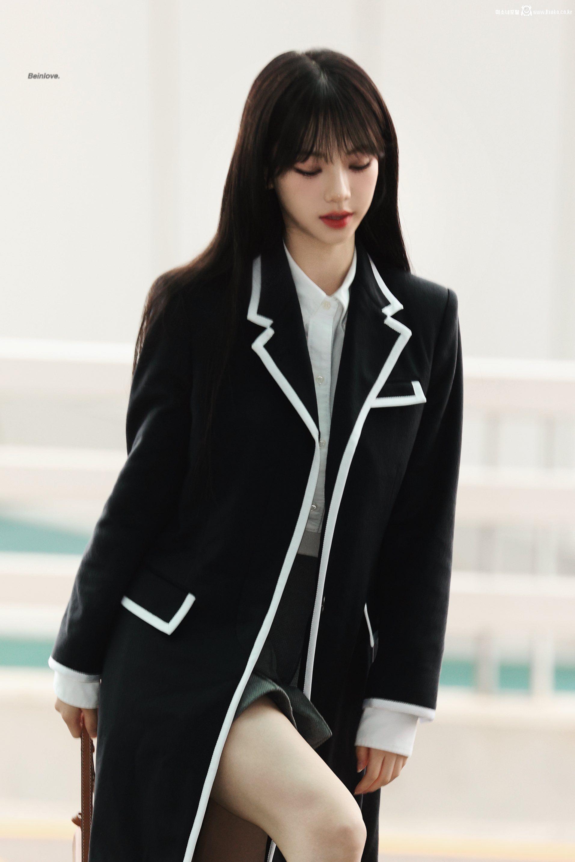 어제자 파리로 출국한 에스파 카리나