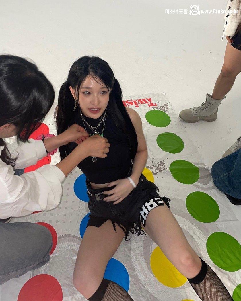 합체한 프로미스나인 이서연 이새롬