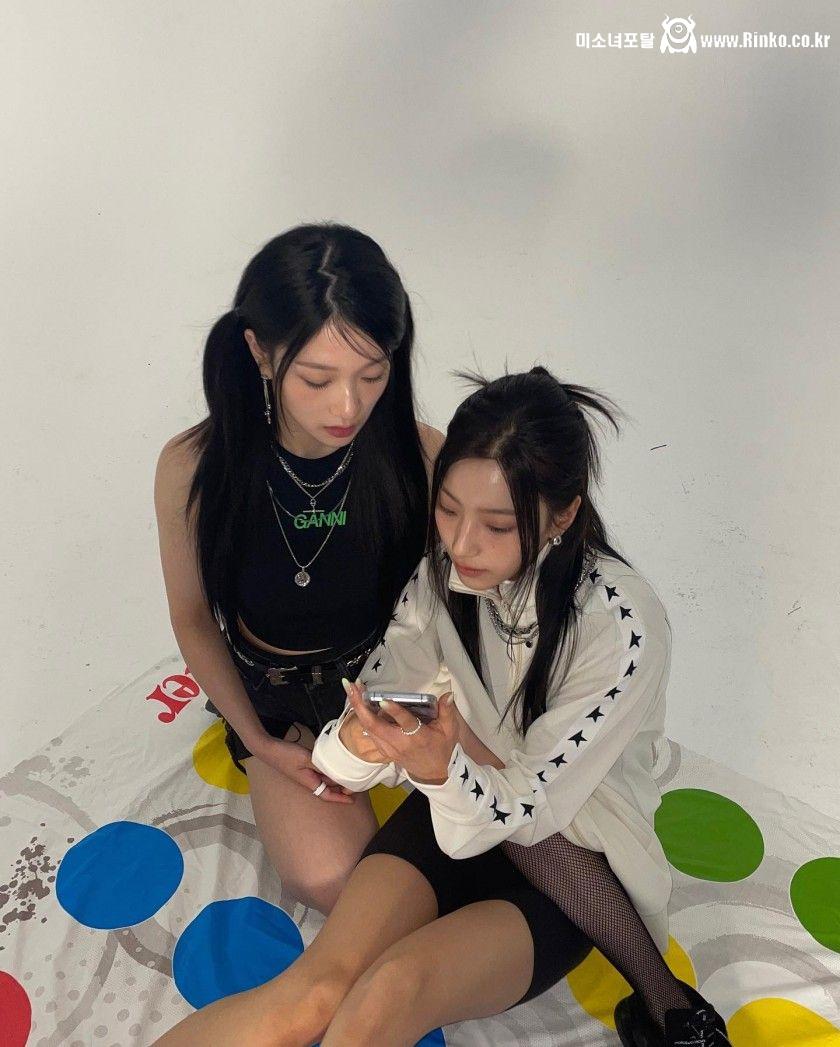 합체한 프로미스나인 이서연 이새롬