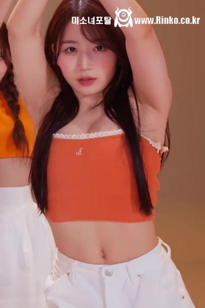 크롭 민소매 엔믹스 해원