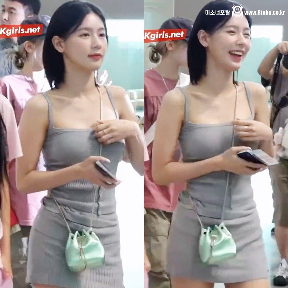 골지나시 미시룩 공항패션 (여자)아이들 미연