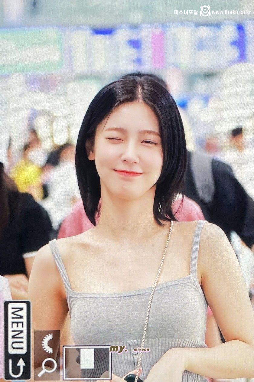 골지나시 미시룩 공항패션 (여자)아이들 미연