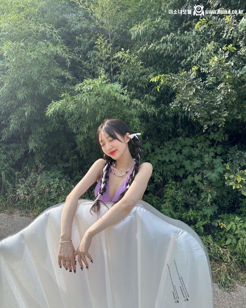 여진 인스타_수영복