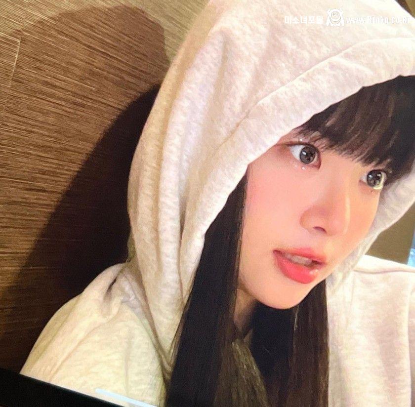 긴 생머리 안무 연습 르세라핌 홍은채