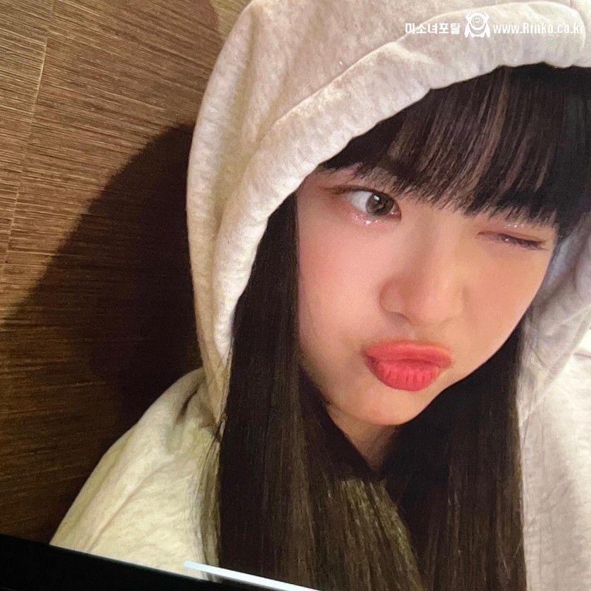 긴 생머리 안무 연습 르세라핌 홍은채