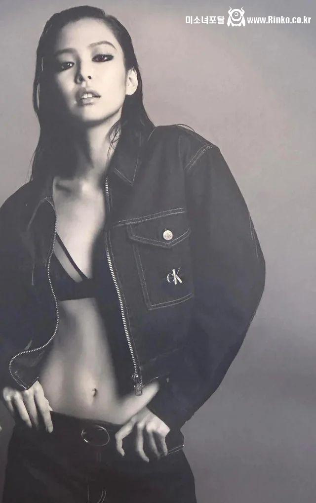 블랙핑크 제니 캘빈클라인 속옷 화보