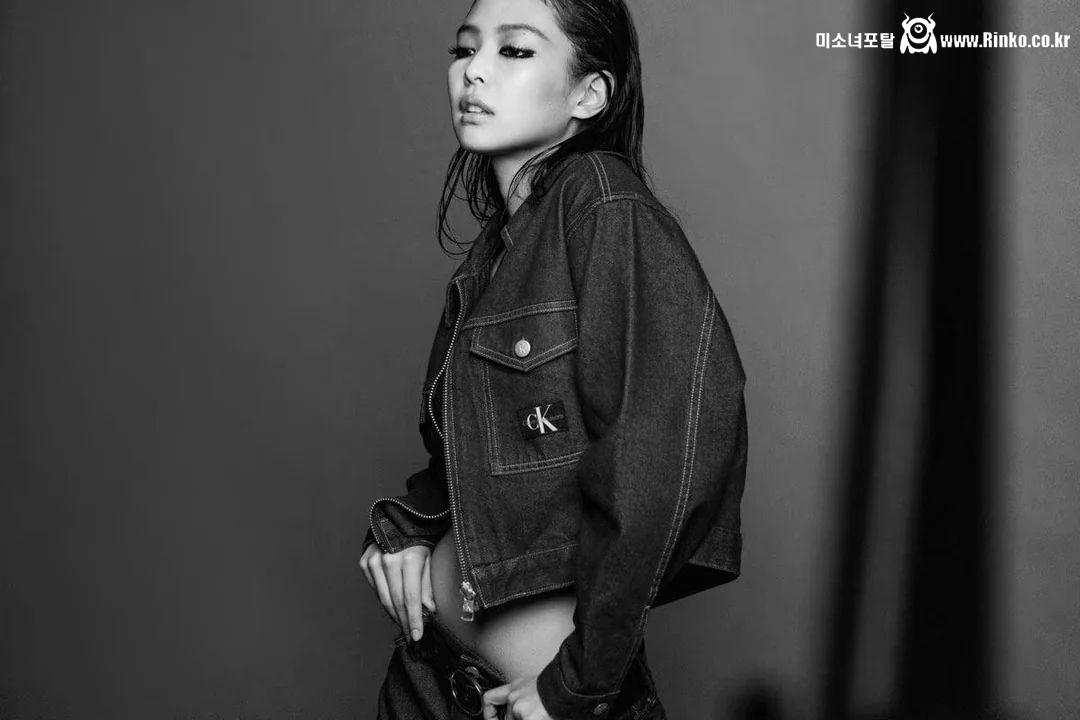 블랙핑크 제니 캘빈클라인 속옷 화보