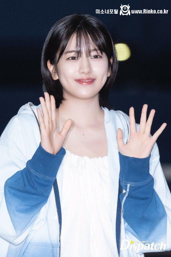 단발 머리도 잘 어울리는 안유진