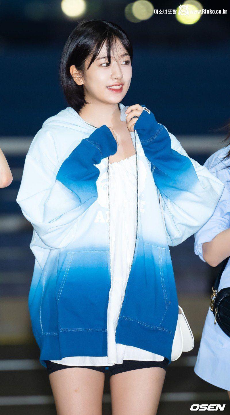 단발 머리도 잘 어울리는 안유진