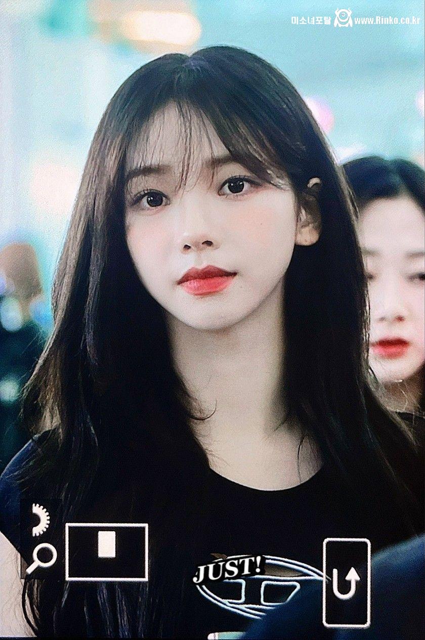 청순 앞머리 공항 비주얼 에스파 카리나