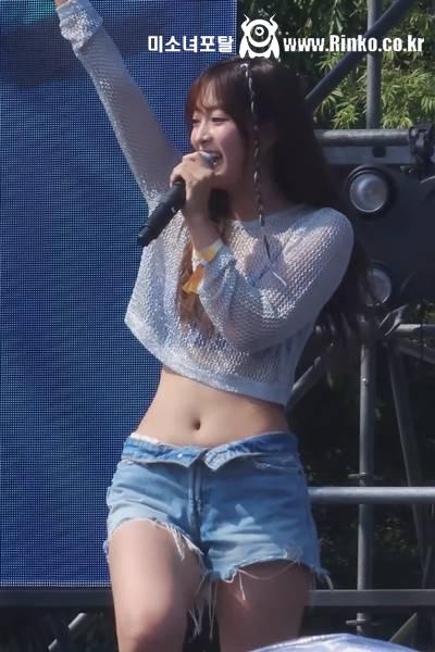 망사속 크롭탑 개미허리 골반 시그니처 세미