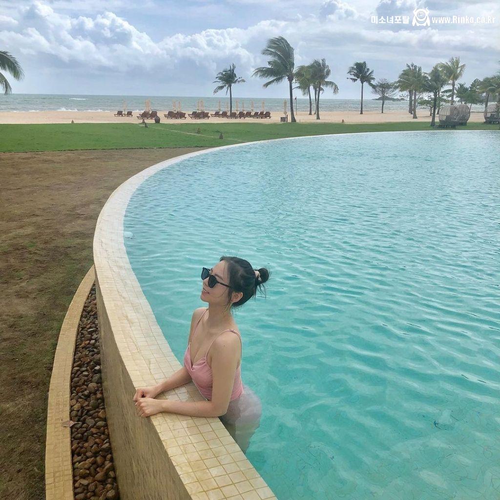 수영복 입은 안소희