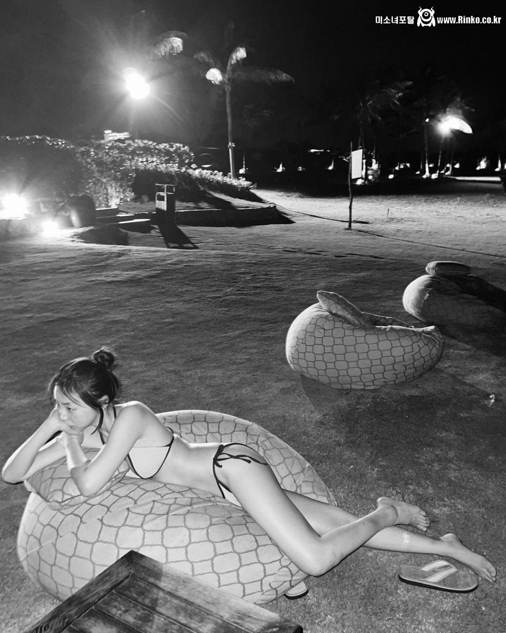 수영복 입은 안소희