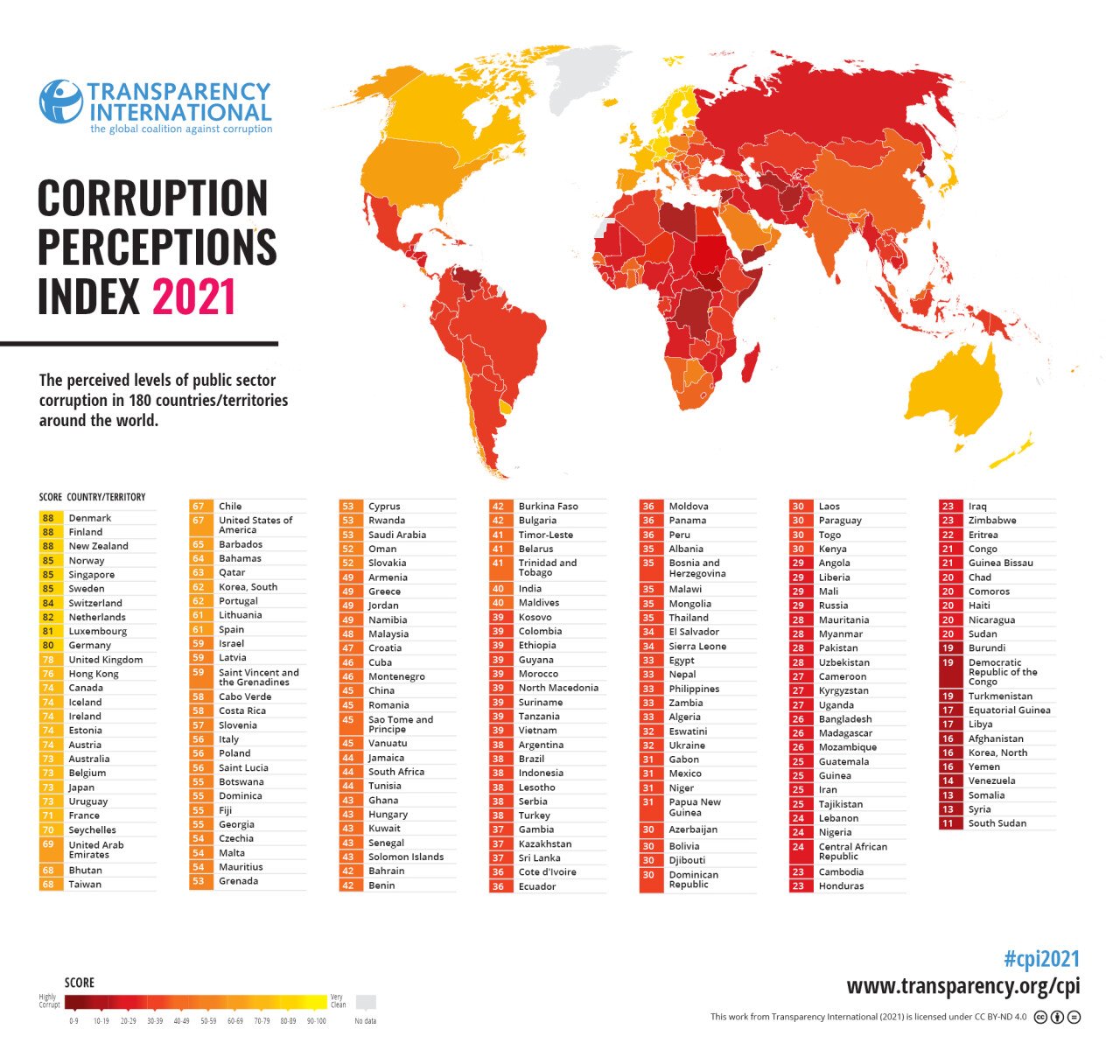 CPI2021_Map+index_EN.jpg 가장 청렴하고 부패한 나라들은 어디일까? 2021 부패인식지수