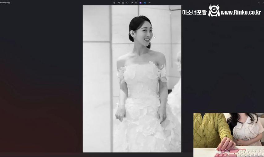 개그 유튜버 하뉴 웨딩사진 공개