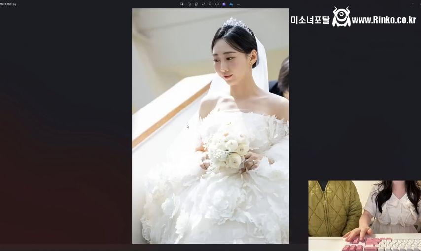 개그 유튜버 하뉴 웨딩사진 공개