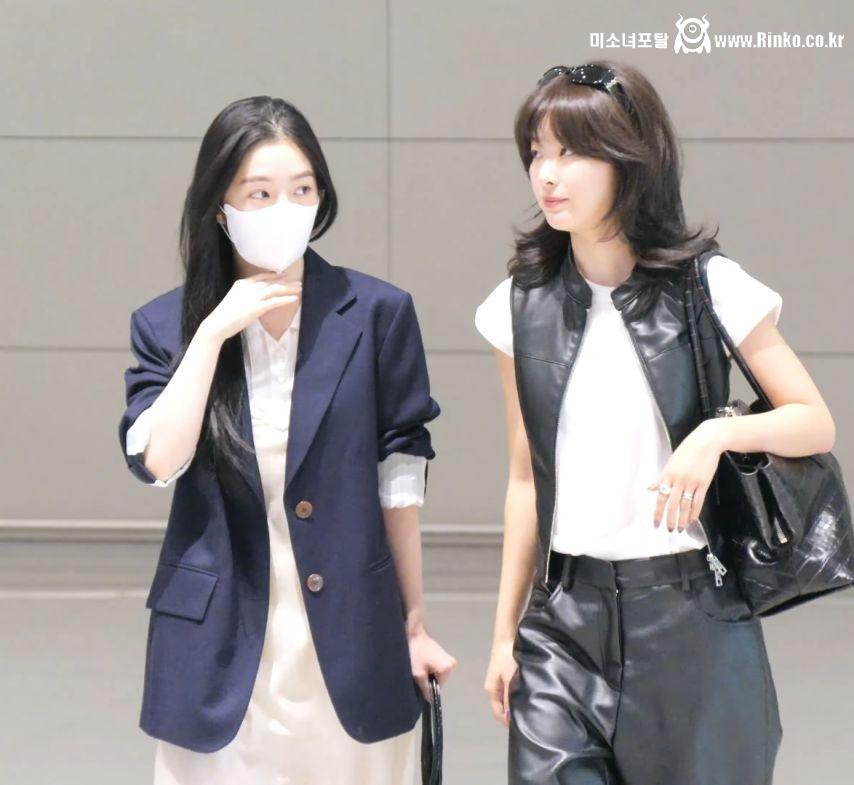 아이린 공항 출국룩