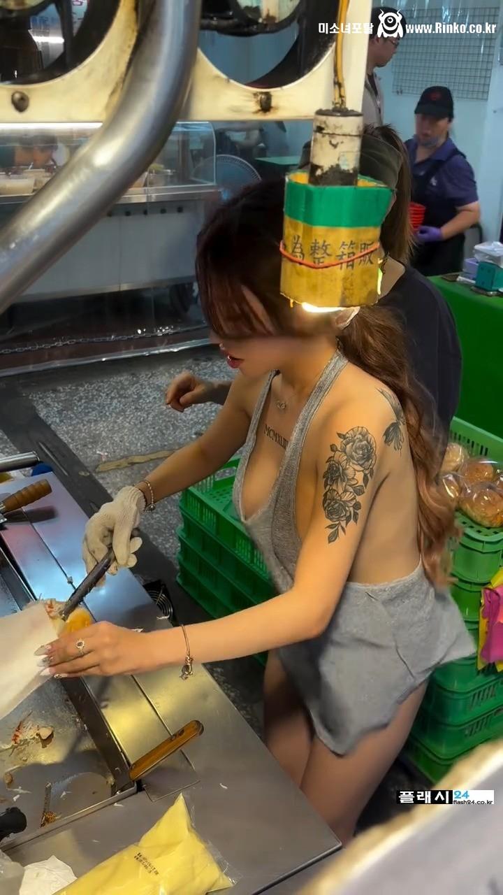 손님 미어 터진다는 길거리 노점상