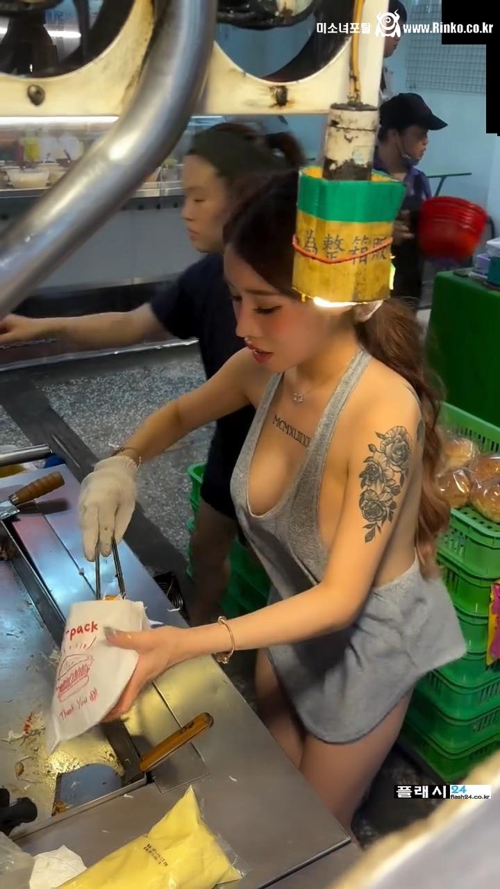 손님 미어 터진다는 길거리 노점상