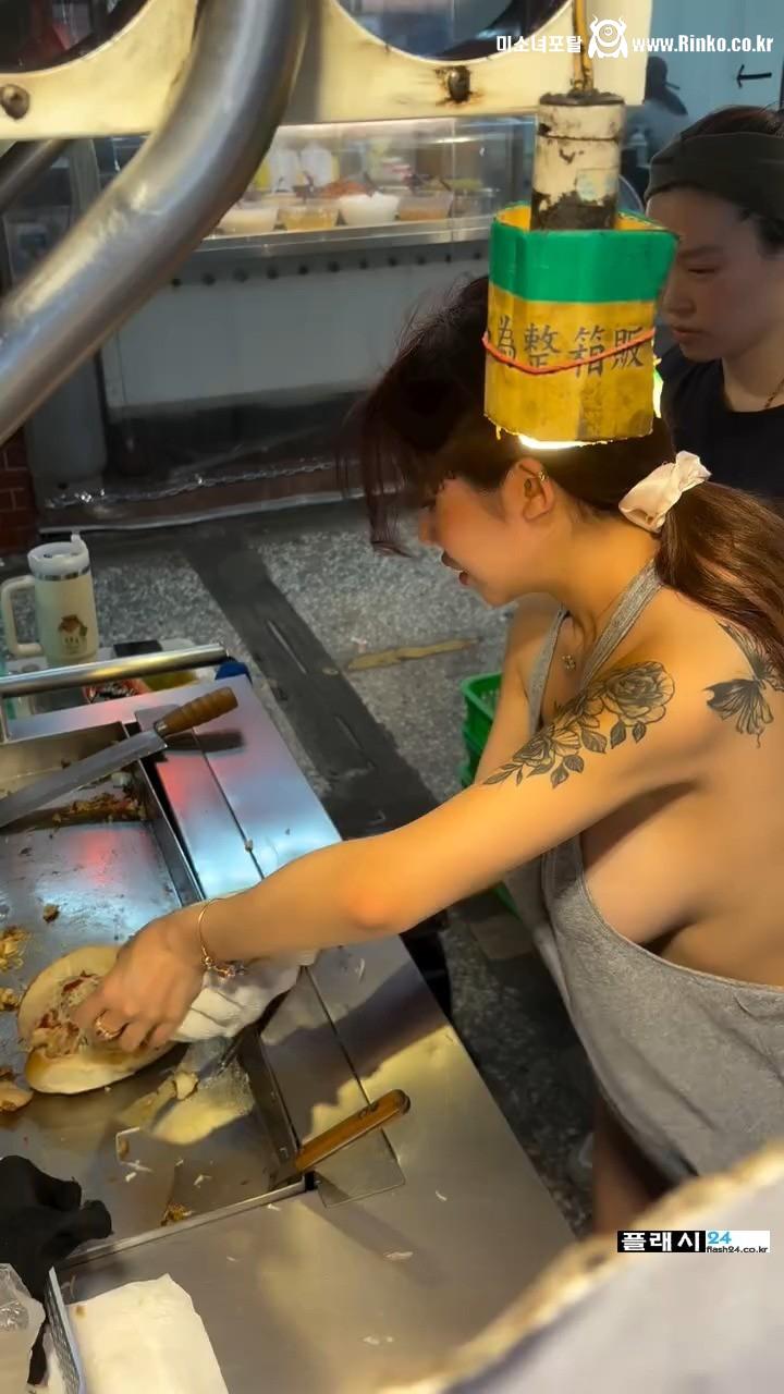 손님 미어 터진다는 길거리 노점상