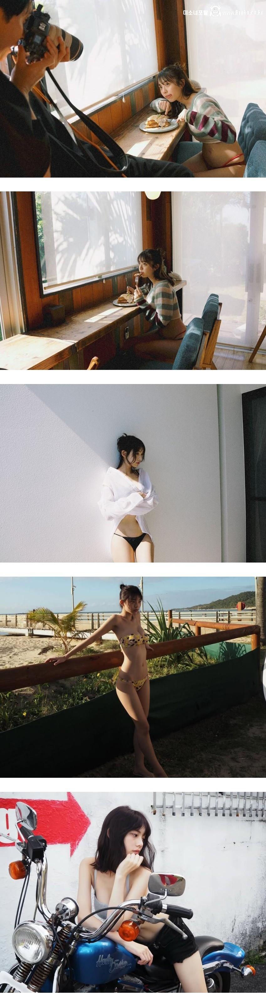 키쿠치 히나는 가슴만 오지는 게 아니네