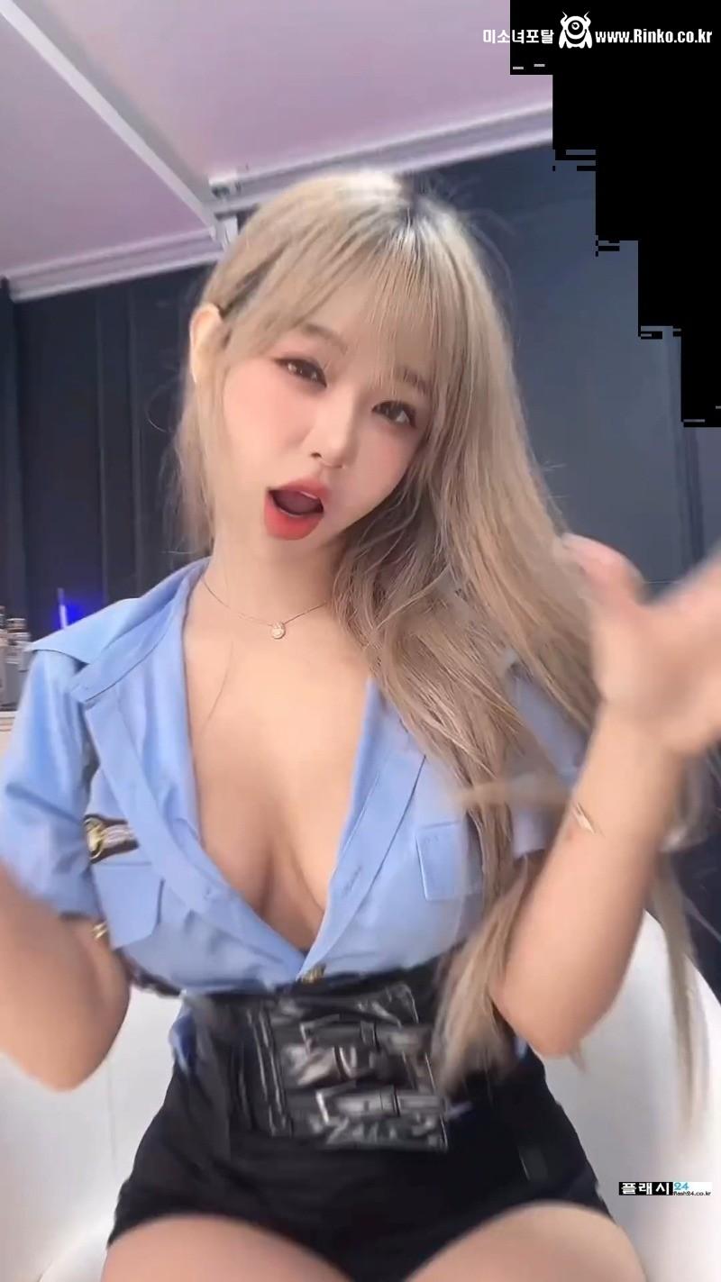 너무 벌어진 여경 BJ 하루