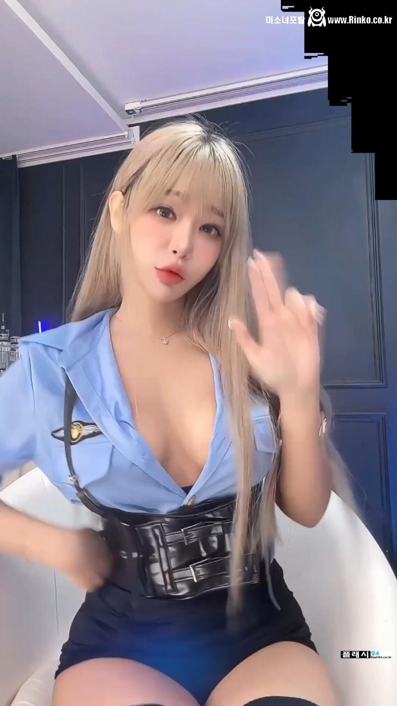 너무 벌어진 여경 BJ 하루