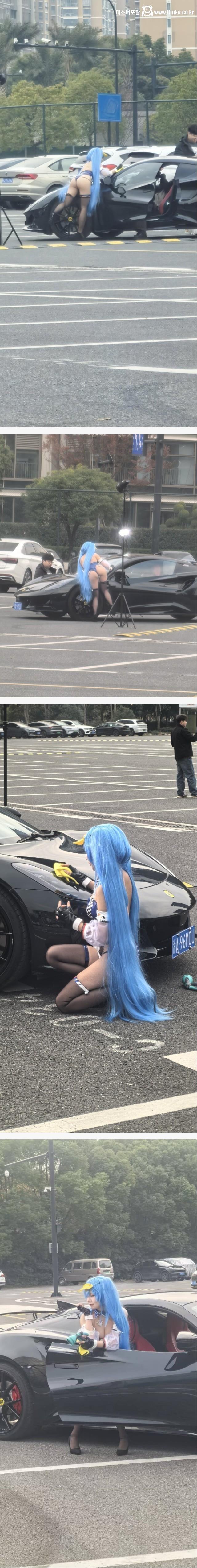 와~ 세차녀 몸매 보소?