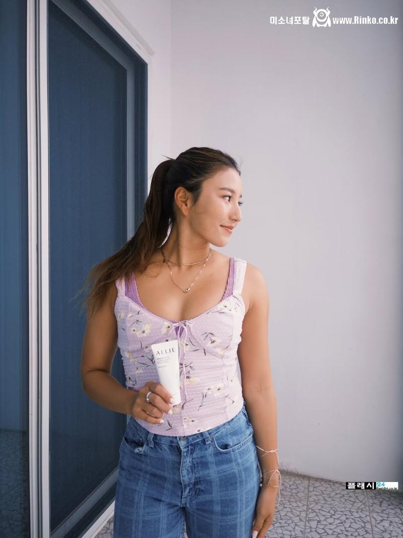 건강미 넘치는 웨이크보드 처자